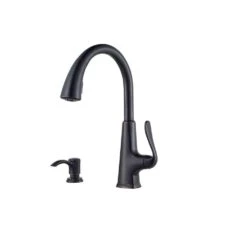 Pasadena Single-Handle Pull-Down Sprayer Kitchen Faucet With Soap Dispenser In Stainless Steel -Household Items Sales 88d9d385c975ee4182613874612452ea 1800x1800