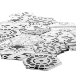 Jeffrey Court Morris Block 11.50 In. X 13.75 In. X 6 Mm Hexagon Glossy Glass Mosaic Tile -Household Items Sales 8cab69c1e4c3d430de4e80a1c5fb4871 1800x1800