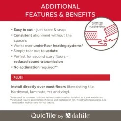 Daltile QuicTile 12 In. X 24 In. Enchanting Marble Matte Porcelain Locking Floor Tile (9.6 Sq. Ft. / Case) 33 Daltile QuicTile 12 In. X 24 In. Enchanting Marble Matte Porcelain Locking Floor Tile (9.6 Sq. Ft. / Case) -Household Items Sales 8cb59e6d188586132ab72479f5aec226 b5be72c7 376e 4417 aada 393f9e18c91d 1800x1800