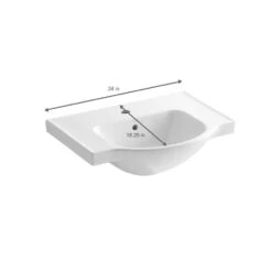 KOHLER Veer 24 In. Vitreous China Pedestal Sink Basin In White With Overflow Drain -Household Items Sales 9014ea2e1730df9ebbe7ffe60468601e 1800x1800
