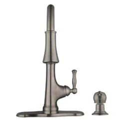 Touchless LED Single-Handle Pull-Down Sprayer Kitchen Faucet With Soap Dispenser In Stainless Steel 17 Touchless LED Single-Handle Pull-Down Sprayer Kitchen Faucet With Soap Dispenser In Stainless Steel -Household Items Sales 942535ecf21fc3f1578cdf0dde36265d 1800x1800