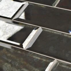 Merola Tile Lustre Beveled Antique Mirror 3 In. X 6 In. Glass Subway Wall Tile (10.95 Sq. Ft. / Case) 17 Merola Tile Lustre Beveled Antique Mirror 3 In. X 6 In. Glass Subway Wall Tile (10.95 Sq. Ft. / Case) -Household Items Sales 9668025e2bd2fa95b8e00899535d92e4 1800x1800