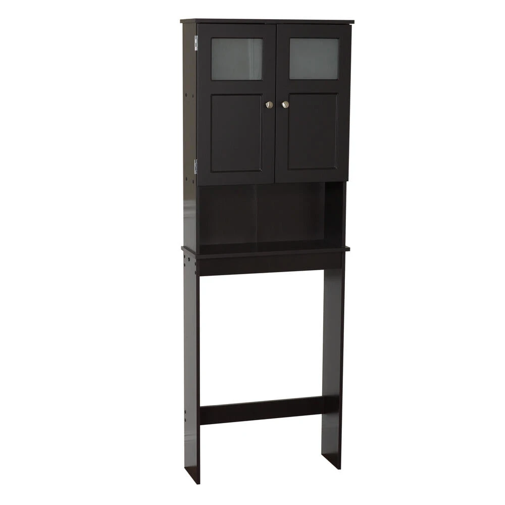 Zenna Home® 23"W X 67"H Espresso Over-The-Toilet Storage Cabinet 3 Zenna Home® 23"W X 67"H Espresso Over-The-Toilet Storage Cabinet