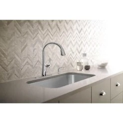 Trielle Single-Handle Pull-Down Sprayer Kitchen Faucet In Chrome -Household Items Sales 98b14fa1aed344dfa578772a1f76d034 1800x1800