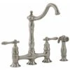 Lyndhurst 2-Handle Bridge Kitchen Faucet With Side Sprayer In Brushed Nickel -Household Items Sales 9e15141a0ea7dfe8f9dbaf26c557b43d 1800x1800