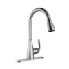 Carla Single-Handle Pull-Down Sprayer Kitchen Faucet In Stainless Steel