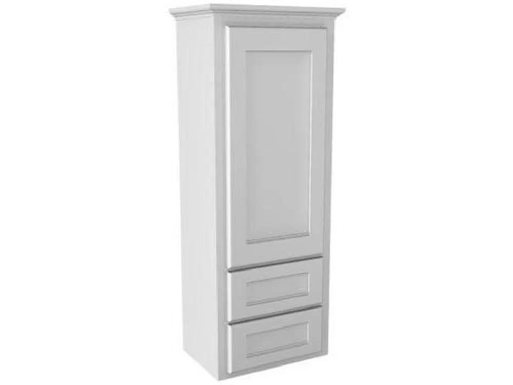 Briarwood Cottage 18"W X 12"D X 48"H Birch Fog Bathroom Wall Cabinet (Hinge Left) 3 Briarwood Cottage 18"W X 12"D X 48"H Birch Fog Bathroom Wall Cabinet (Hinge Left)