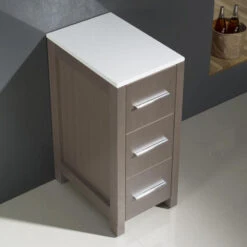 Fresca Torino 12"W X 18"D X 28"H Gray Oak Linen Cabinet -Household Items Sales FST6212GO 2 0395a4b1 cc59 4d7e 9614 c8881d2a33c1 1800x1800