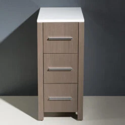 Fresca Torino 12"W X 18"D X 28"H Gray Oak Linen Cabinet -Household Items Sales FST6212GO 3 29e3799d e804 4759 8163 37c6dd6d08e3 1800x1800