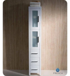 Fresca Torino 12"W X 15"D X 68-1/8"H White Linen Cabinet 10 Fresca Torino 12"W X 15"D X 68-1/8"H White Linen Cabinet -Household Items Sales FST6260WH 3 03d39ded 7f28 4852 8349 d4ba4061e855 1800x1800