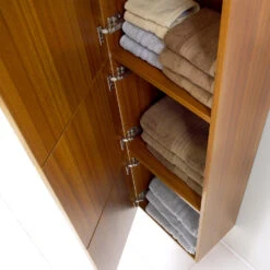 Fresca 18"W X 12"D X 59"H Teak Linen Cabinet -Household Items Sales FST8090TK 3 97286864 6ddc 43c6 b1a6 78ac7ce5749c 1800x1800