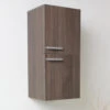 Fresca 13"W X 12"D X 27"H Gray Oak Linen Cabinet