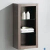 Fresca 16"W X 10"D X 32"H Gray Oak Linen Cabinet