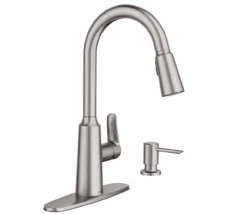 Moen Edwyn Spot Resist Stainless 1-Handle Deck Mount Pull-down Commercial/Residential Kitchen Faucet