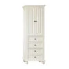 Avanity Thompson 24"W X 16"D X 68"H French White Linen Cabinet