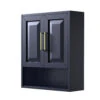 Wyndham Collection Daria 25"W X 9"D Dark Blue Over The Toilet Storage Cabinet -Household Items Sales WC 2525 WC BLU 1800x1800