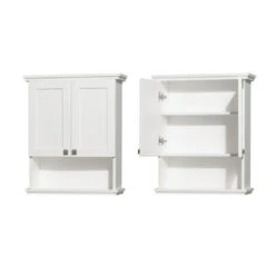 Wyndham Collection Acclaim 25"W X 9"D X 30"H White Bathroom Wall Cabinet -Household Items Sales WCV8000WCWHCLOSEDANDOPEN 1120e27d e545 4ac0 843c cf91ea649b07 1800x1800