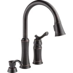 Lakeview Single-Handle Pull-Down Sprayer Kitchen Faucet With Soap Dispenser In Stainless 19 Lakeview Single-Handle Pull-Down Sprayer Kitchen Faucet With Soap Dispenser In Stainless -Household Items Sales a1f931673871ce5469aa23d4850485b7 1800x1800