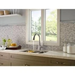 Pasadena Single-Handle Pull-Down Sprayer Kitchen Faucet With Soap Dispenser In Stainless Steel -Household Items Sales a37064e6bf63f551142ecae99d7cd727 1800x1800