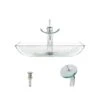 MR Direct Glass Vessel Sink In Crystal With Waterfall Faucet And Pop-Up Drain In Chrome -Household Items Sales a6fcc67b0e5bc9ba24fe06af33f69b46 1800x1800
