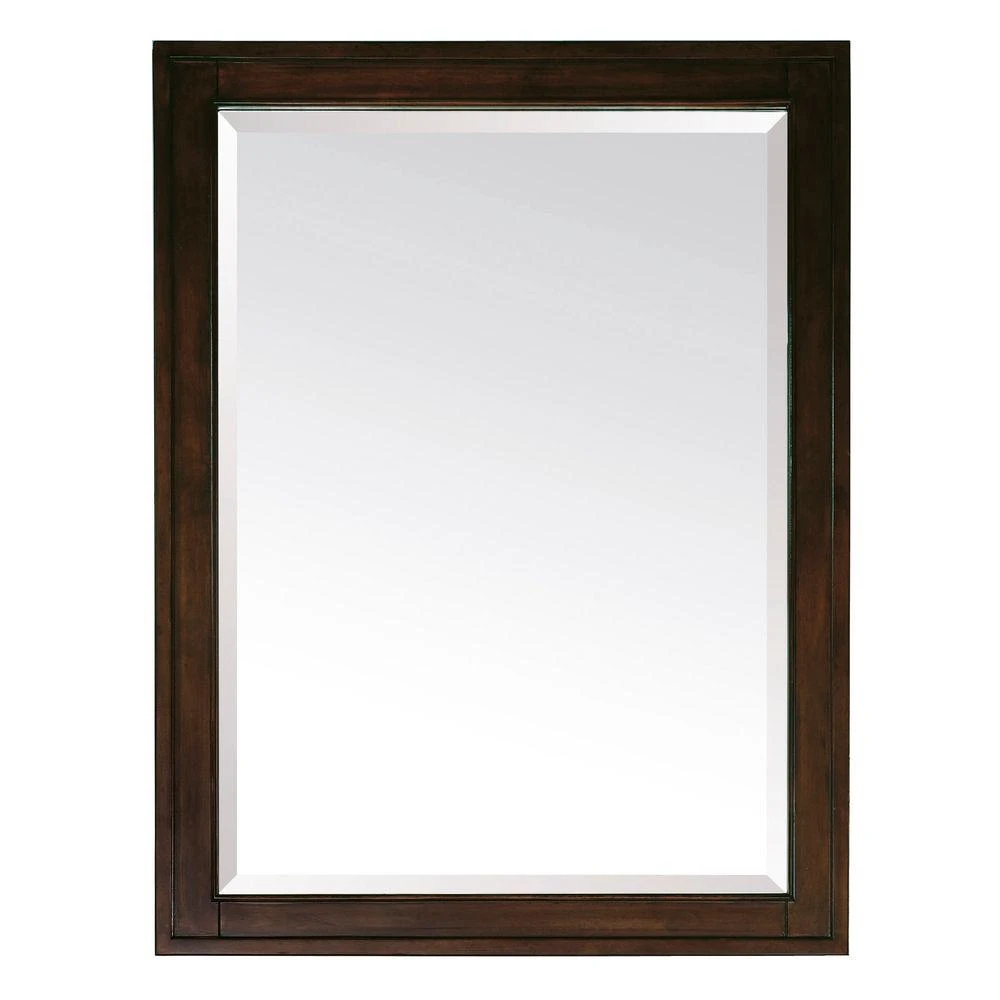 Madison 36 In. W X 32 In. H Single Framed Mirror In White 8 Madison 36 In. W X 32 In. H Single Framed Mirror In White - Image 6