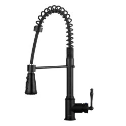 Commercial-Style Spring Neck Single-Handle Pull-Down Sprayer Kitchen Faucet With 2-function Sprayer In Chrome -Household Items Sales a7aa9d1c1e7da56e2f4258ae706e942c 1800x1800