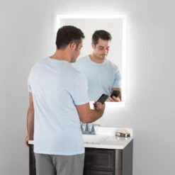 24 In. X 30 In. LED Wall Mirror With Bluetooth Speakers -Household Items Sales a8388f9a83184bc5be3ccb1b870235a7 1800x1800