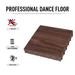 Soozier Portable Dance Floor Tiles, Tap Ballet Trade Show Flooring, PVC, 4 Piece Mats, 3.5' X 3.5' -Household Items Sales a90ae86f cd43 40cf 9759 6357dffca3c7 1.e79f0cf850326c5c8fb7672df3172f31 1800x1800