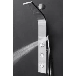 39 In. 2-Jet Easy Connect Shower Panel System In Stainless Steel With Rainfall Waterfall Shower Head And Shower Wand 21 39 In. 2-Jet Easy Connect Shower Panel System In Stainless Steel With Rainfall Waterfall Shower Head And Shower Wand -Household Items Sales ae8163ace875a4e5548b5c9f060f7e2e 1800x1800
