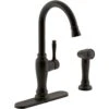 Arsdale Single-Handle Standard Kitchen Faucet With Swing Spout And Sidespray In Oil-Rubbed Bronze -Household Items Sales af64344e4c32ba31e9f9d93621088d4e 1800x1800