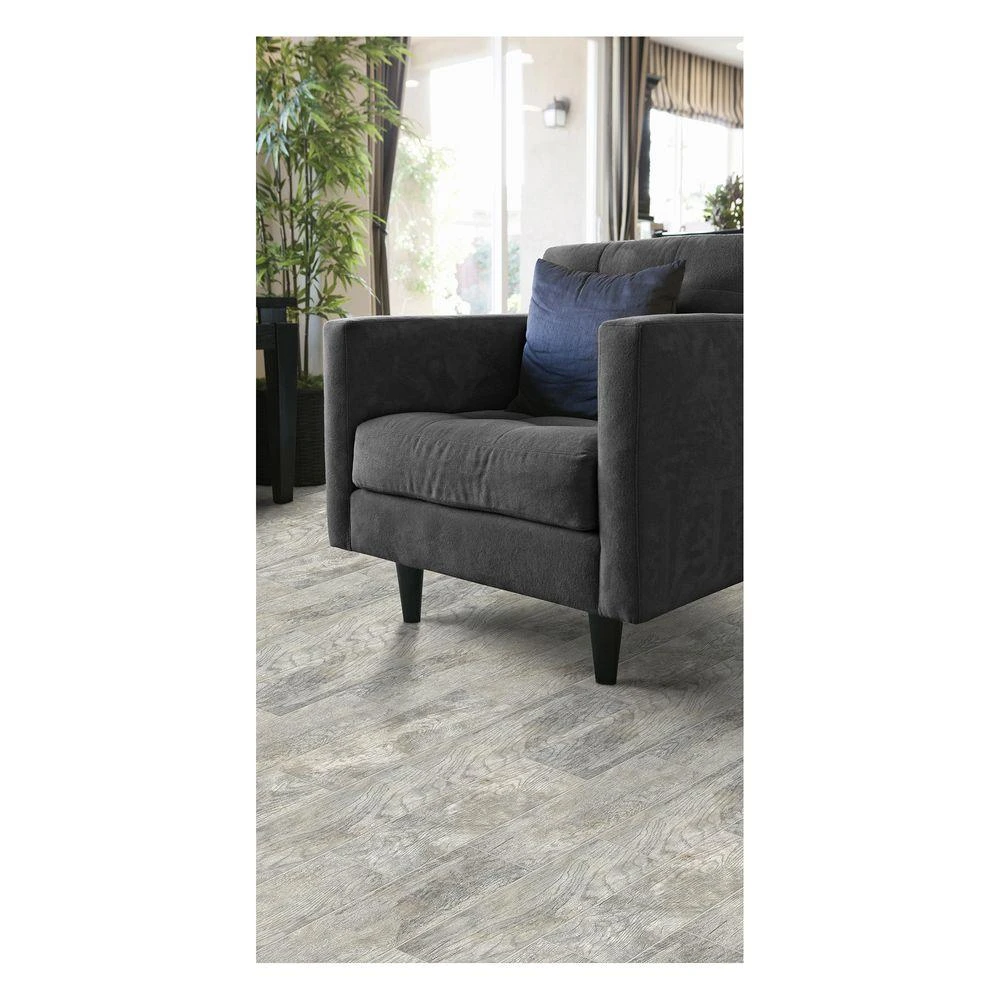 Marazzi Montagna Dapple Gray 6 In. X 24 In. Porcelain Floor And Wall Tile (14.53 Sq. Ft. / Case) 7 Marazzi Montagna Dapple Gray 6 In. X 24 In. Porcelain Floor And Wall Tile (14.53 Sq. Ft. / Case) - Image 5