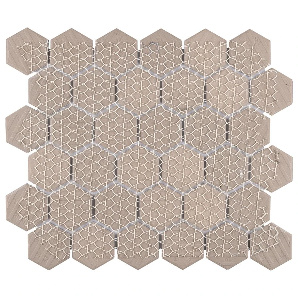 Merola Tile Metro Hex 2 In. Matte White 11-1/8 In. X 12-5/8 In. X 6 Mm Porcelain Mosaic Tile (9.96 Sq. Ft. / Case) 14 Merola Tile Metro Hex 2 In. Matte White 11-1/8 In. X 12-5/8 In. X 6 Mm Porcelain Mosaic Tile (9.96 Sq. Ft. / Case) - Image 12