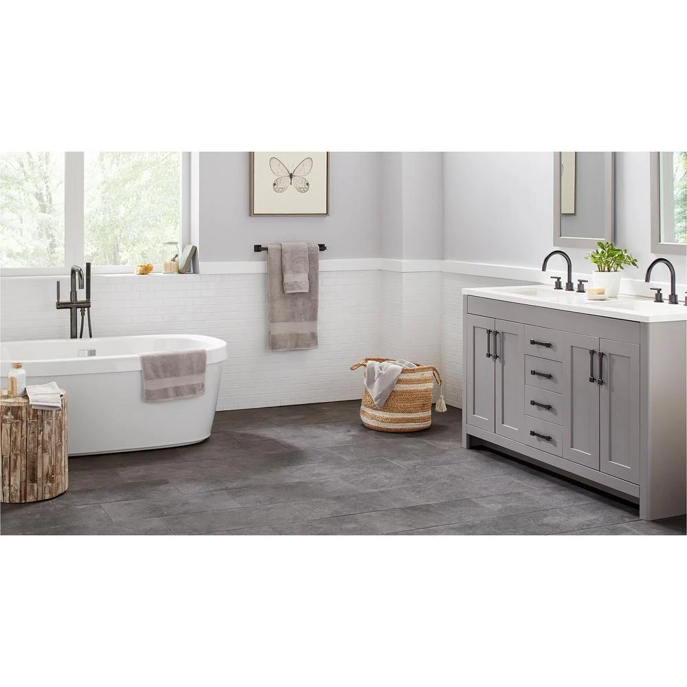 Daltile Restore Bright White 12 In. X 12 In. X 6.35 Mm Ceramic Mosaic Wall Tile (0.83 Sq. Ft./ Piece) 4 Daltile Restore Bright White 12 In. X 12 In. X 6.35 Mm Ceramic Mosaic Wall Tile (0.83 Sq. Ft./ Piece) - Image 2