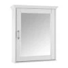 Ashburn 23 In. W X 28 In. H X 8 In. D Framed Surface-Mount Bathroom Medicine Cabinet In White