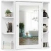 6.5 In. X 25 In. X 26 In. White Multipurpose Wall Surface Mount Bathroom Storage Medicine Cabinet With Mirror -Household Items Sales b3f71a638f98bcb43147237189a7b1c5 1800x1800