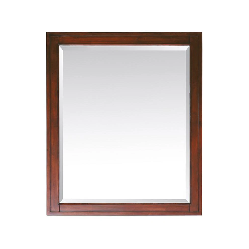 Madison 36 In. W X 32 In. H Single Framed Mirror In White 12 Madison 36 In. W X 32 In. H Single Framed Mirror In White - Image 10
