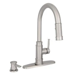 Allentown Single-Handle Pull-Down Sprayer Kitchen Faucet With Soap In SpotShield Stainless -Household Items Sales b88eb31ed2dd5eb9a76e19fee9971624 1800x1800
