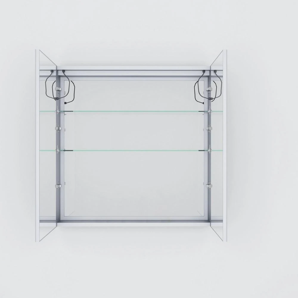 Bracciano 36 In. W. X 36 In. H. Recessed Or Surface-Mount LED Medicine Cabinet With Defogger 6 Bracciano 36 In. W. X 36 In. H. Recessed Or Surface-Mount LED Medicine Cabinet With Defogger - Image 4