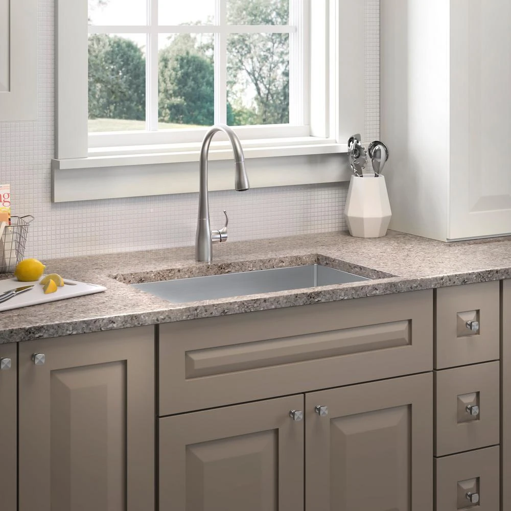 Simplice Single-Handle Pull-Down Sprayer Kitchen Faucet With DockNetik And Sweep Spray In Vibrant Stainless 11 Simplice Single-Handle Pull-Down Sprayer Kitchen Faucet With DockNetik And Sweep Spray In Vibrant Stainless - Image 9