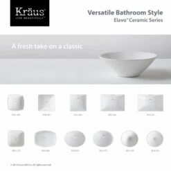 KRAUS Elavo Soft Square Ceramic Vessel Bathroom Sink In White 23 KRAUS Elavo Soft Square Ceramic Vessel Bathroom Sink In White -Household Items Sales bedbbab6b58ec972bb6ba6ac927bd97c 5aa2edb8 441d 4ffe ad82 c1314ff88533 1800x1800