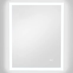 24 In. X 30 In. LED Wall Mirror With Bluetooth Speakers