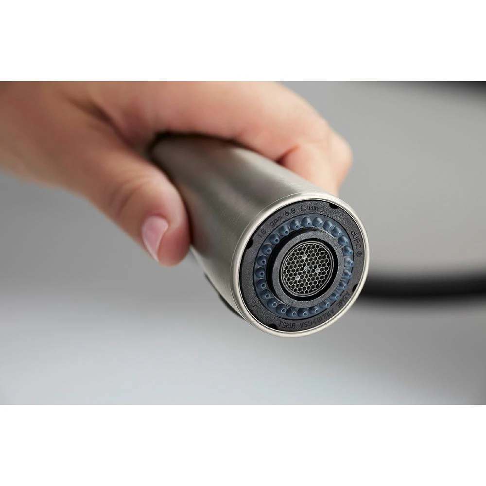 Simplice Single-Handle Pull-Down Sprayer Kitchen Faucet With DockNetik And Sweep Spray In Vibrant Stainless 6 Simplice Single-Handle Pull-Down Sprayer Kitchen Faucet With DockNetik And Sweep Spray In Vibrant Stainless - Image 4