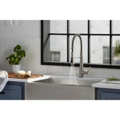 Simplice Single-Handle Pull-Down Sprayer Kitchen Faucet In Vibrant Stainless -Household Items Sales cd4c577187028e00f7a81fe7d2f481fb e4c0bff5 d2b6 4b10 bfe2 0879e55d0324 1800x1800