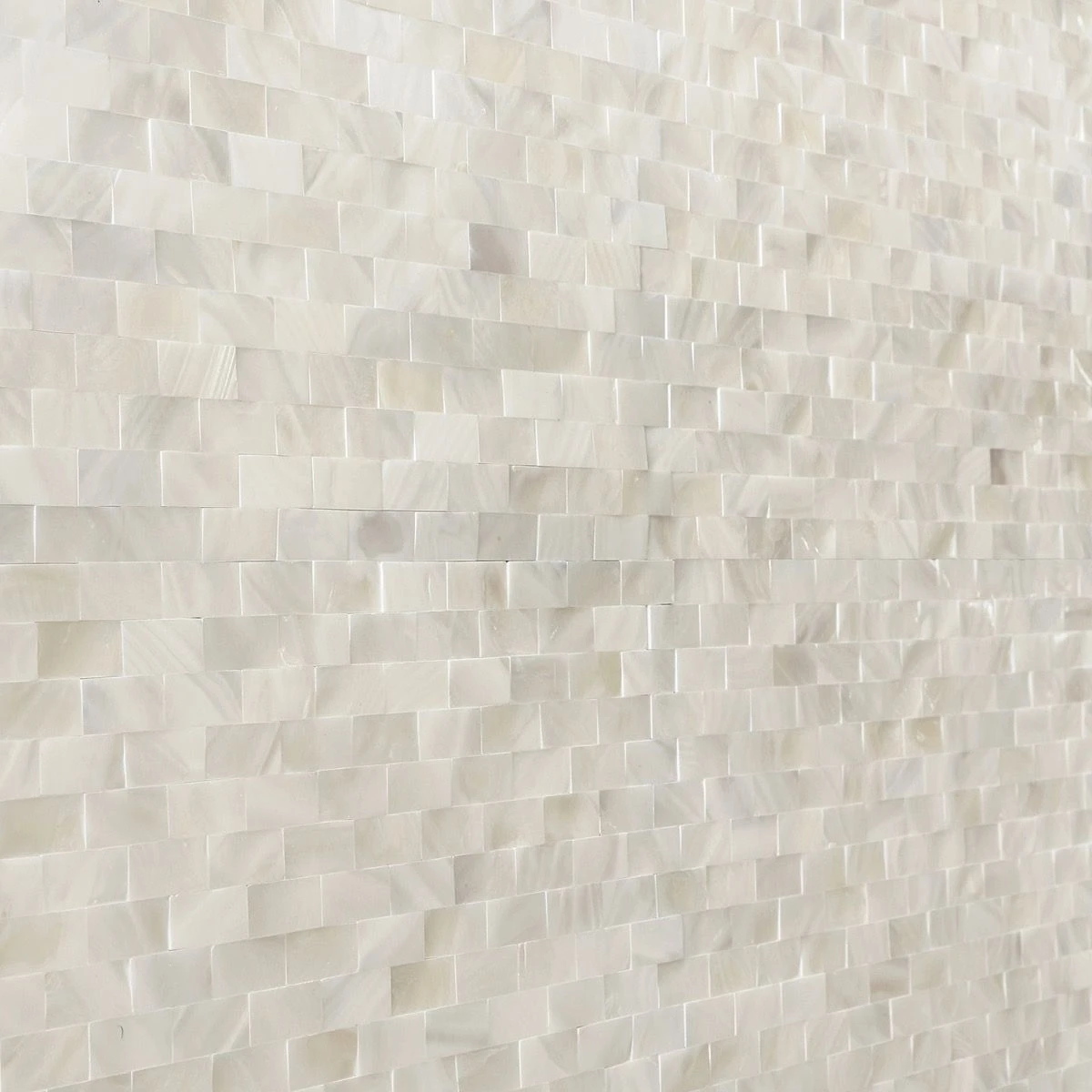 Bond Tile Easy Luxe Mother Of Pearl Brick 11.31 In. X 11.81 In. Peel And Stick Tile (0.92 Sq. Ft. / Sheet) 5 Bond Tile Easy Luxe Mother Of Pearl Brick 11.31 In. X 11.81 In. Peel And Stick Tile (0.92 Sq. Ft. / Sheet) - Image 3
