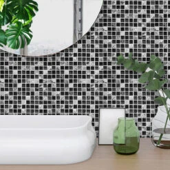 UKAP 10Pcs Mosaic Pattern Waterproof Wall Tile Stickers Peel And Stick Tile Kitchen Backsplash Wallpaper Sticker 15x15cm/20x20cm -Household Items Sales cdd489d5 eae1 44fc af3e 0c4698f03291 1.b97abd81203010edbaa45c8a10d7db1c 1800x1800