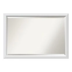 Blanco White Wood 43 In. W X 33 In. H Single Contemporary Bathroom Vanity Mirror -Household Items Sales ce1ebcf47b01e099a6c4e229d5a32d0a 1800x1800
