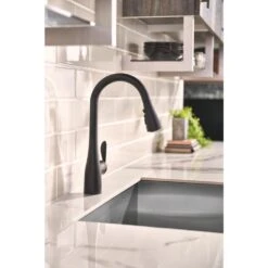 Arbor Single-Handle Pull-Down Sprayer Kitchen Faucet With Reflex And Soap/Lotion Dispenser In Matte Black -Household Items Sales cf1bc9d455a0d7a9f25152af7206ad14 1800x1800