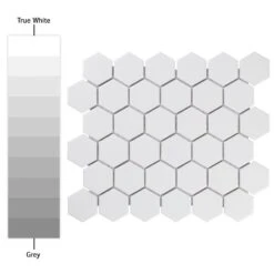 Merola Tile Metro Hex 2 In. Matte White 11-1/8 In. X 12-5/8 In. X 6 Mm Porcelain Mosaic Tile (9.96 Sq. Ft. / Case) 25 Merola Tile Metro Hex 2 In. Matte White 11-1/8 In. X 12-5/8 In. X 6 Mm Porcelain Mosaic Tile (9.96 Sq. Ft. / Case) -Household Items Sales cf97057eb13ab3b7aae94f304b1faaf1 1800x1800