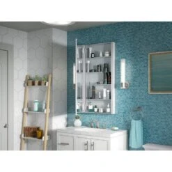 Maxstow 20 In. X 40 In. Frameless Surface-Mount Aluminum Medicine Cabinet -Household Items Sales cfcaa9ff8fd045d0b384ca3b49c3c3cd 1800x1800