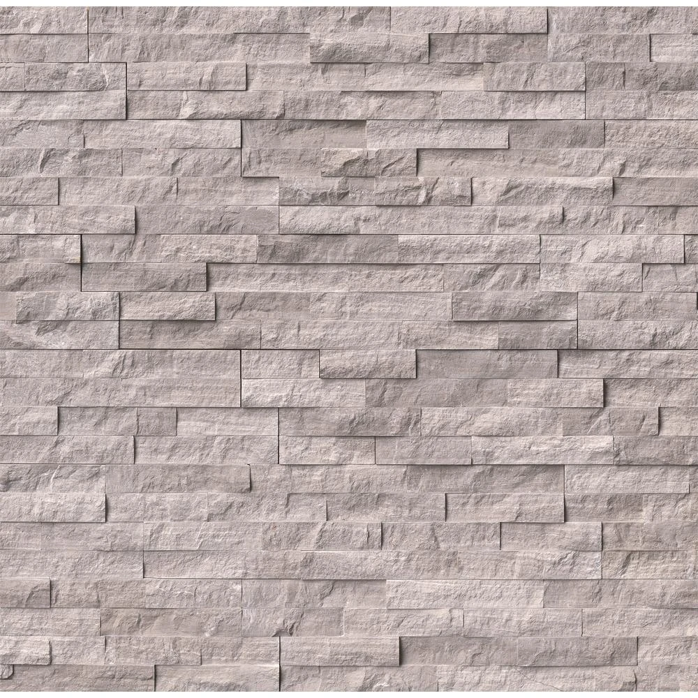 MSI Alaska Gray Ledger Panel 6 In. X 24 In. Natural Marble Wall Tile (10 Cases / 60 Sq. Ft. / Pallet) 21 MSI Alaska Gray Ledger Panel 6 In. X 24 In. Natural Marble Wall Tile (10 Cases / 60 Sq. Ft. / Pallet) - Image 19